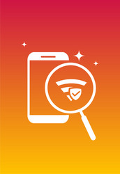 ui design wifi detection vector image