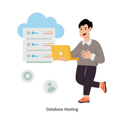 database hosting eps 10 file vector image