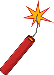 Stick of dynamite Royalty Free Vector Image - VectorStock