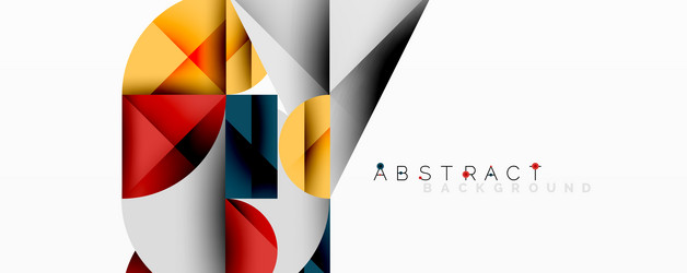 abstract geometric artwork with overlapping vector image