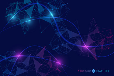 big data visualization background modern vector image