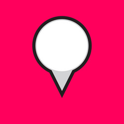 map pointer vector image