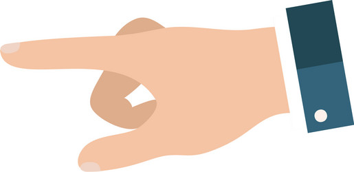 open empty hands showing different gestures vector image