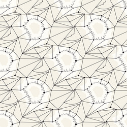 seamless line pattern tile background geometric vector image