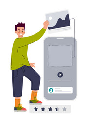 ui ux designer arrangement interface elements vector image