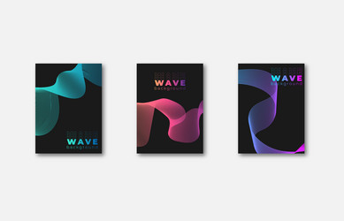 covers modern abstract design templates set vector image