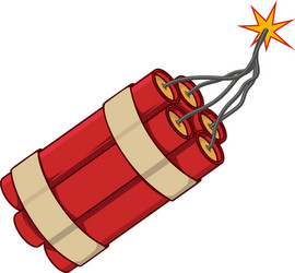 Stick of dynamite Royalty Free Vector Image - VectorStock