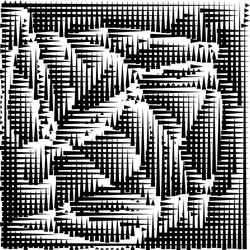 grid mesh abstract geometric pattern segmented vector image