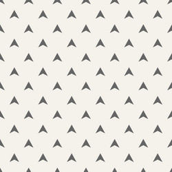 seamless pattern with arrows motif minimalist vector image