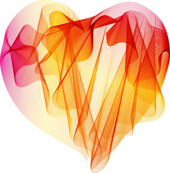 Abstract heart vector