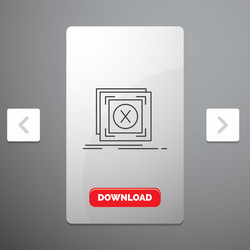 error application message problem server line vector image