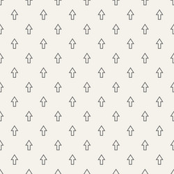seamless pattern with arrows motif minimalist vector image