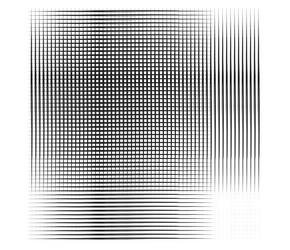 grid mesh graticule with grungy irregular lines vector image