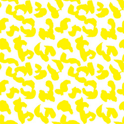 Yellow animal leopard seamless pattern background Vector Image