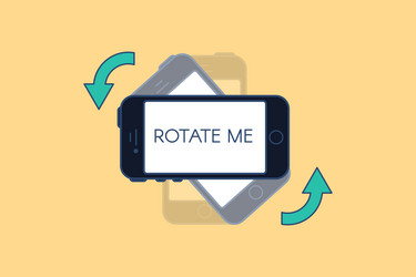 visual instruction for using your mobile phone vector image