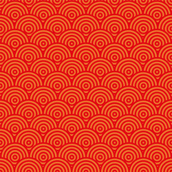 Red Circular Abstract Pattern vector image