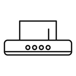wifi router providing wireless internet connection vector image