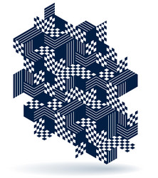 abstract geometric background created with 3d vector image