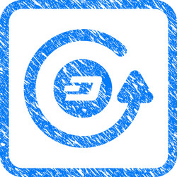 dash chargeback framed stamp vector