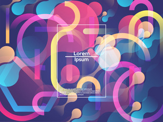 modern style abstraction with composition made vector image