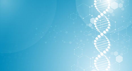 dna digital sequence code structure with glow vector