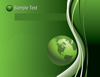 Binary Globe Background vector image