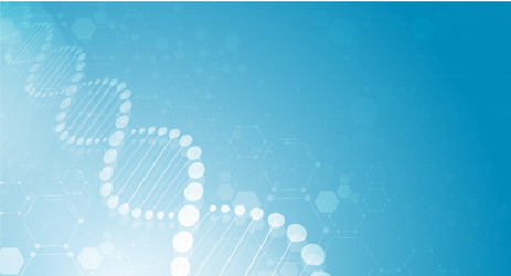 dna digital sequence code structure with glow vector