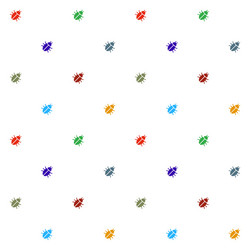 Texture seamless pattern set simple Royalty Free Vector