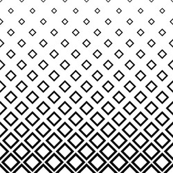 Seamless monochrome square pattern background vector