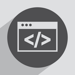 SEO Icon - Website Optimization vector image