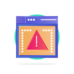 computing coding error abstract circle background vector image