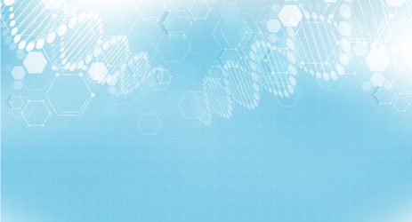 dna digital sequence code structure with glow vector image