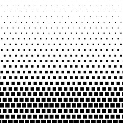 rectangle halftone element monochrome abstract vector image