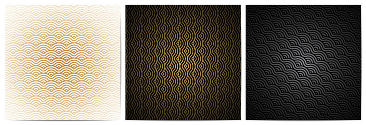 geometric pattern with circle overlapping vector image