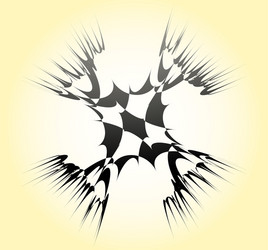 geometric radial element abstract concentric vector image