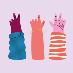 Three Hands Vector Images (over 11,000)