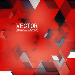 abstract design hexagonal background vector image