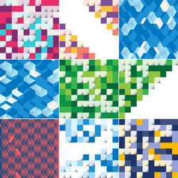 abstract squares suitable as a background design vector image
