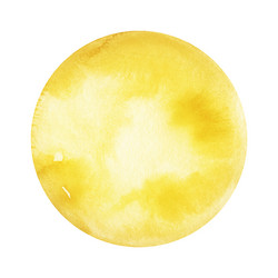 full moon cartoon yellow