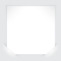 Sheet of white paper Royalty Free Vector Image