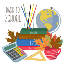 back to school cute Vector Image