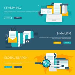 flat background coding vector image