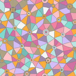 abstract triangles pattern honeycomb grid vector image
