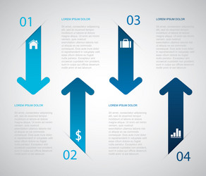 Arrow infographic Royalty Free Vector Image - VectorStock