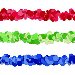 dot pattern line separator design set from vector image