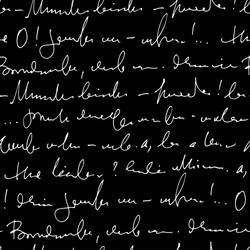 handwritten abstract text seamless pattern vector image