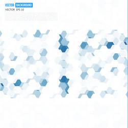 abstract color 3d hexagonal vector image