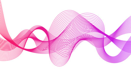 abstract backdrop with colorful wave gradient vector image