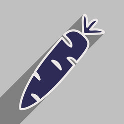 flat with shadow icon and mobile application vector image
