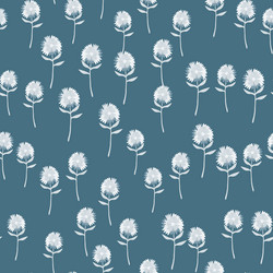 random little dandelion elements seamless pattern vector image
